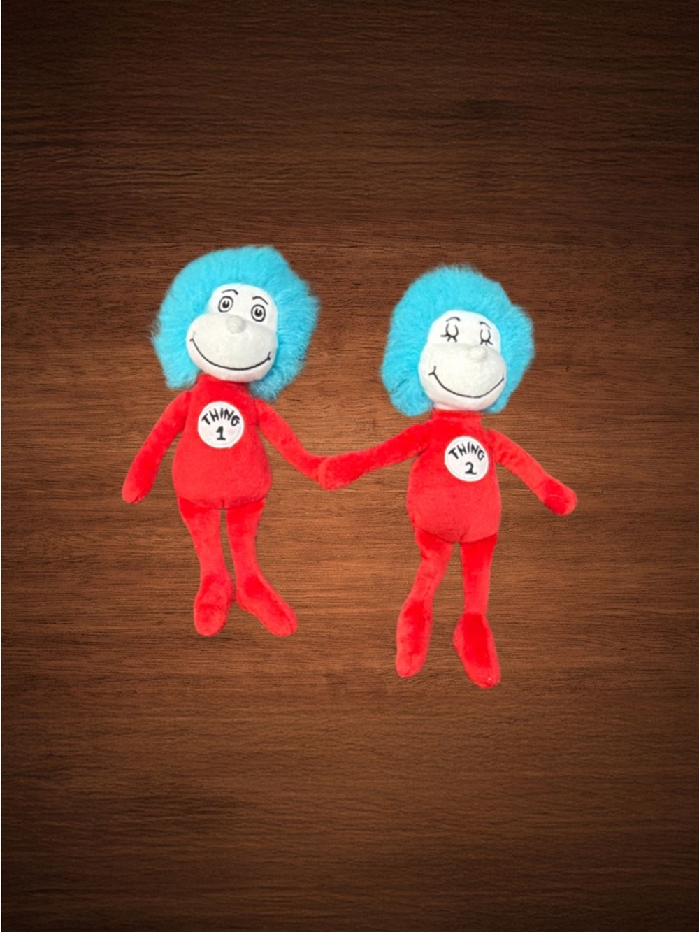 DR. SEUSS THING 1 & THING 2 PLUSH TOY MR.MOPPS W/VELCRO ON THE HANDS AND FEET.10